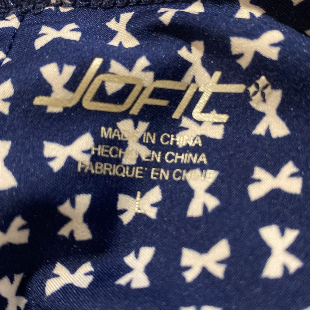 Jofit Bow Print Athletic Golf Skort - Picture 7 of 9